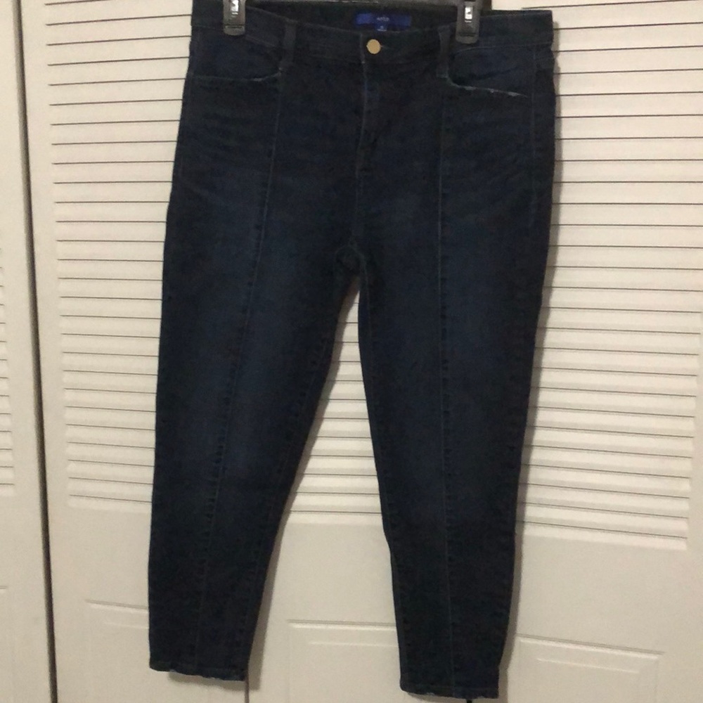 Dark blue jeans